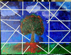 18x24 Original Acrylic Canvas Painting "Tree of Life" / Original Acrylic Painting / Abstract Painting