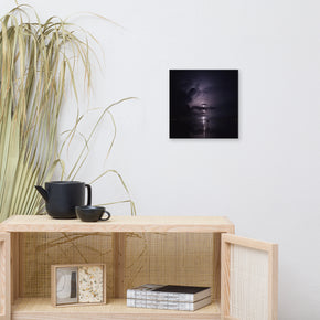 Lightning Thunderstorm Canvas Print - Safety Harbor Pier, Florida