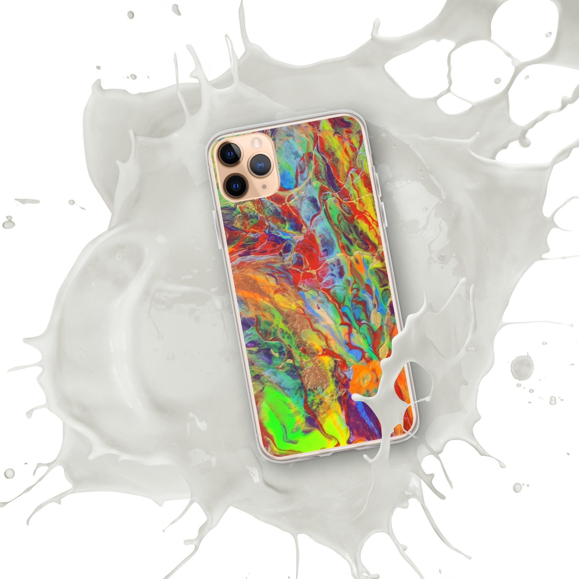 Florescent Splash Abstract Art iPhone Case, Fine Art phone Case, Fluid – Weinreb Art Florescent Splash Abstract Art iPhone Case, Fine Art phone Case, Fluid – Weinreb Art