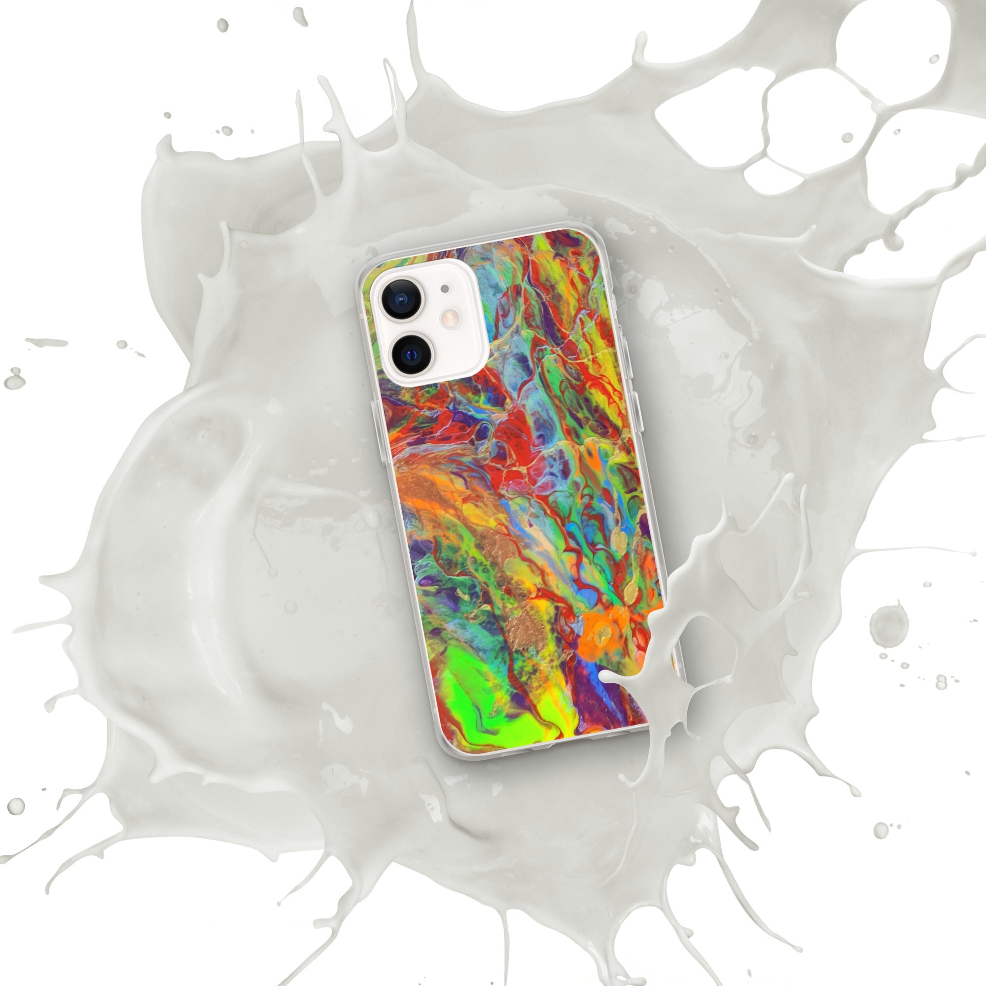 Florescent Splash Abstract Art iPhone Case, Fine Art phone Case, Fluid – Weinreb Art Florescent Splash Abstract Art iPhone Case, Fine Art phone Case, Fluid – Weinreb Art