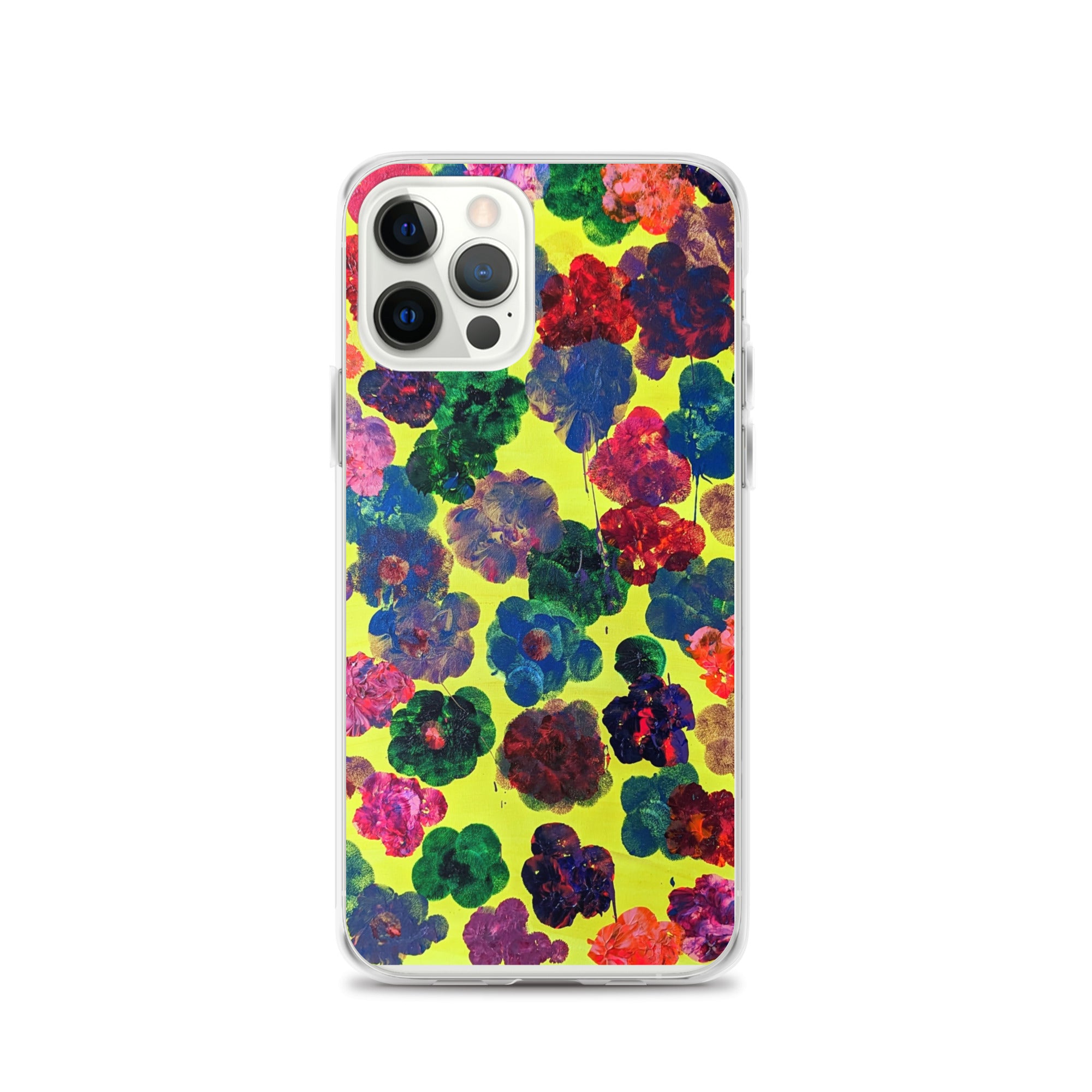 Bright & Flowery Original Painting iPhone Case - Happy Floral Print, Cool Floral Print, Funky Floral Print