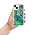 Earth Abstract Art iPhone Case, Fine Art phone Case, Fluid Art, Pour Painting