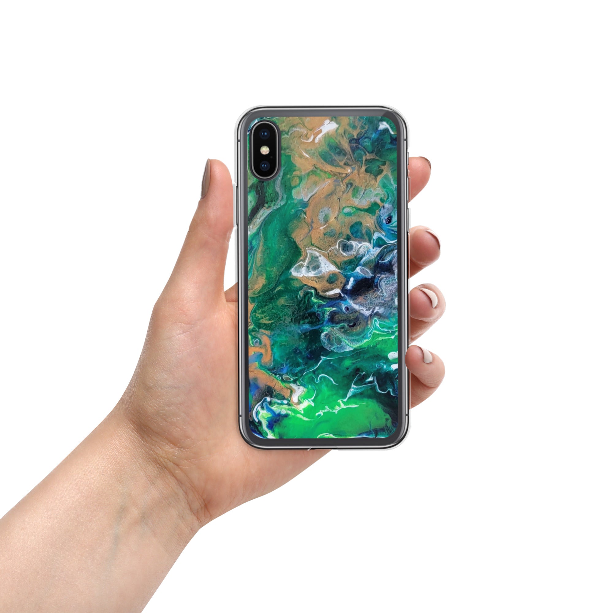 Earth Abstract Art iPhone Case, Fine Art phone Case, Fluid Art, Pour P Weinreb Art Earth Abstract Art iPhone Case, Fine Art phone Case, Fluid Art, Pour P Weinreb Art