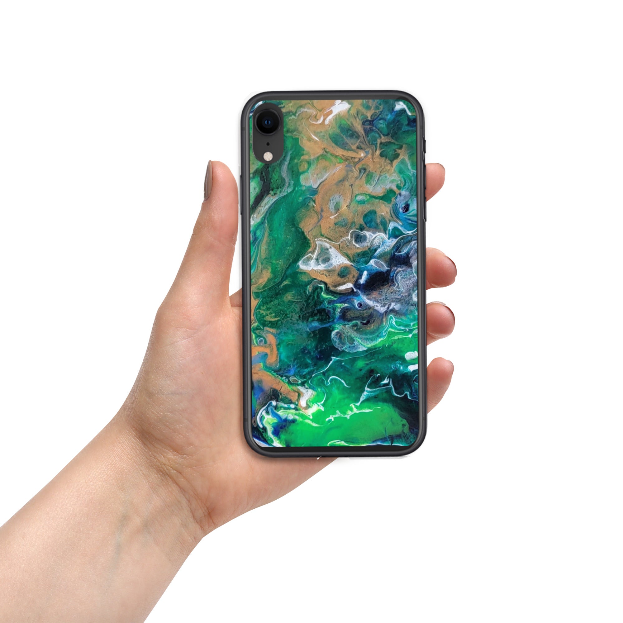 Earth Abstract Art iPhone Case, Fine Art phone Case, Fluid Art, Pour P Weinreb Art Earth Abstract Art iPhone Case, Fine Art phone Case, Fluid Art, Pour P Weinreb Art