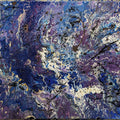 30x48 Original Abstract Canvas Art Acrylic Pour Painting "Lavender Haze" / Original Acrylic Painting / Abstract Painting / Fluid Art