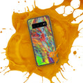 Florescent Splash Abstract Art Samsung Case, Fine Art phone Case, Fluid Art, Pour Painting
