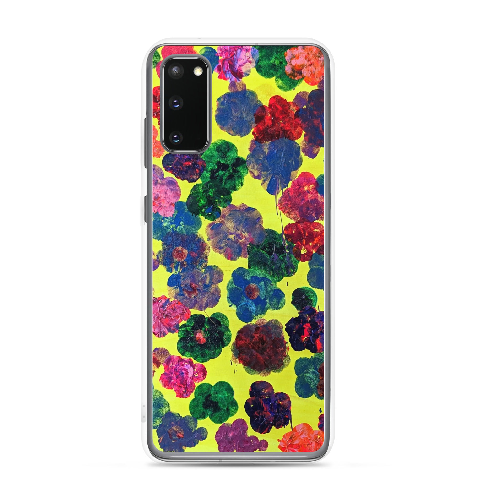 Bright & Flowery Original Painting Samsung Phone Case - Happy Floral Print, Cool Floral Print, Funky Floral Print