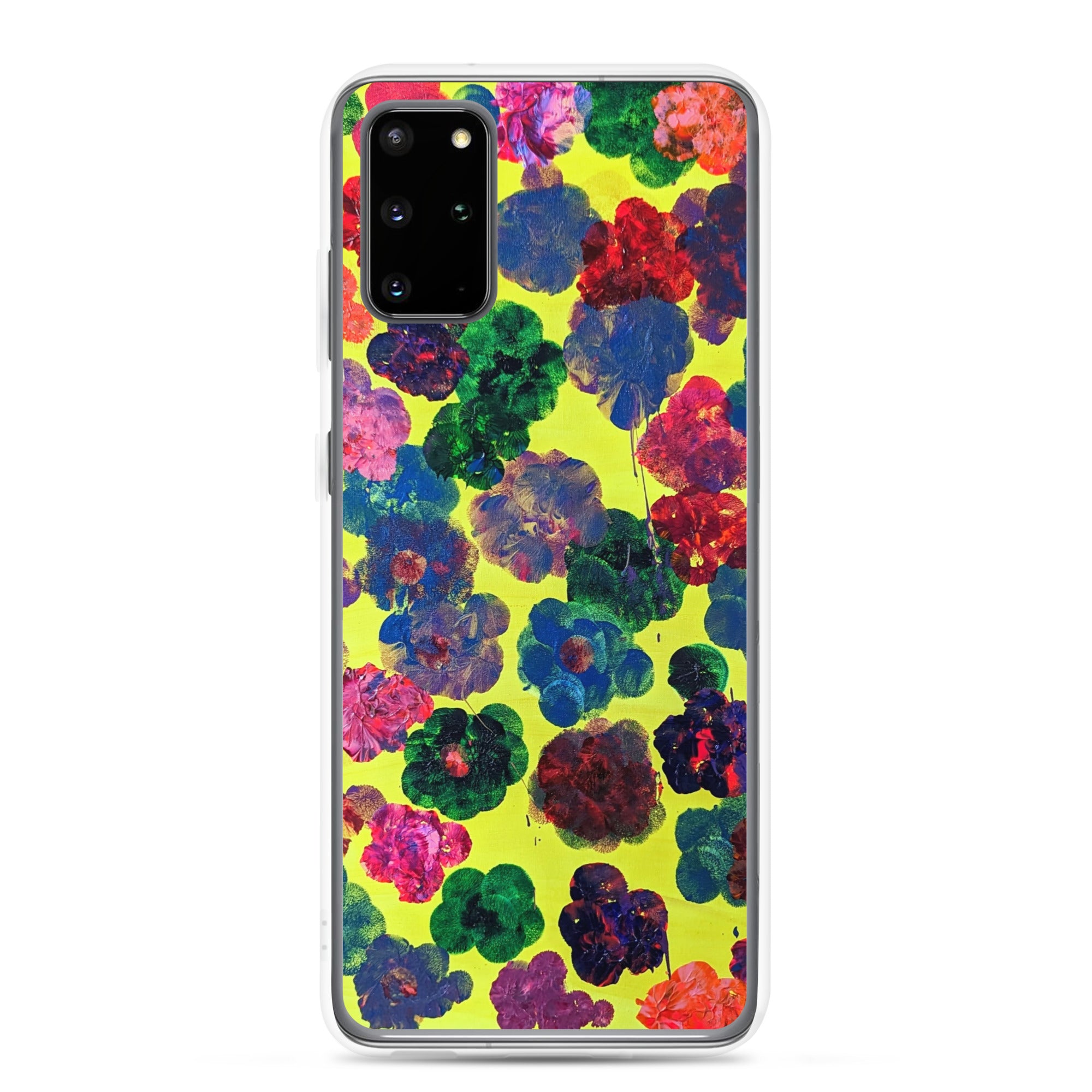 Bright & Flowery Original Painting Samsung Phone Case - Happy Floral Print, Cool Floral Print, Funky Floral Print