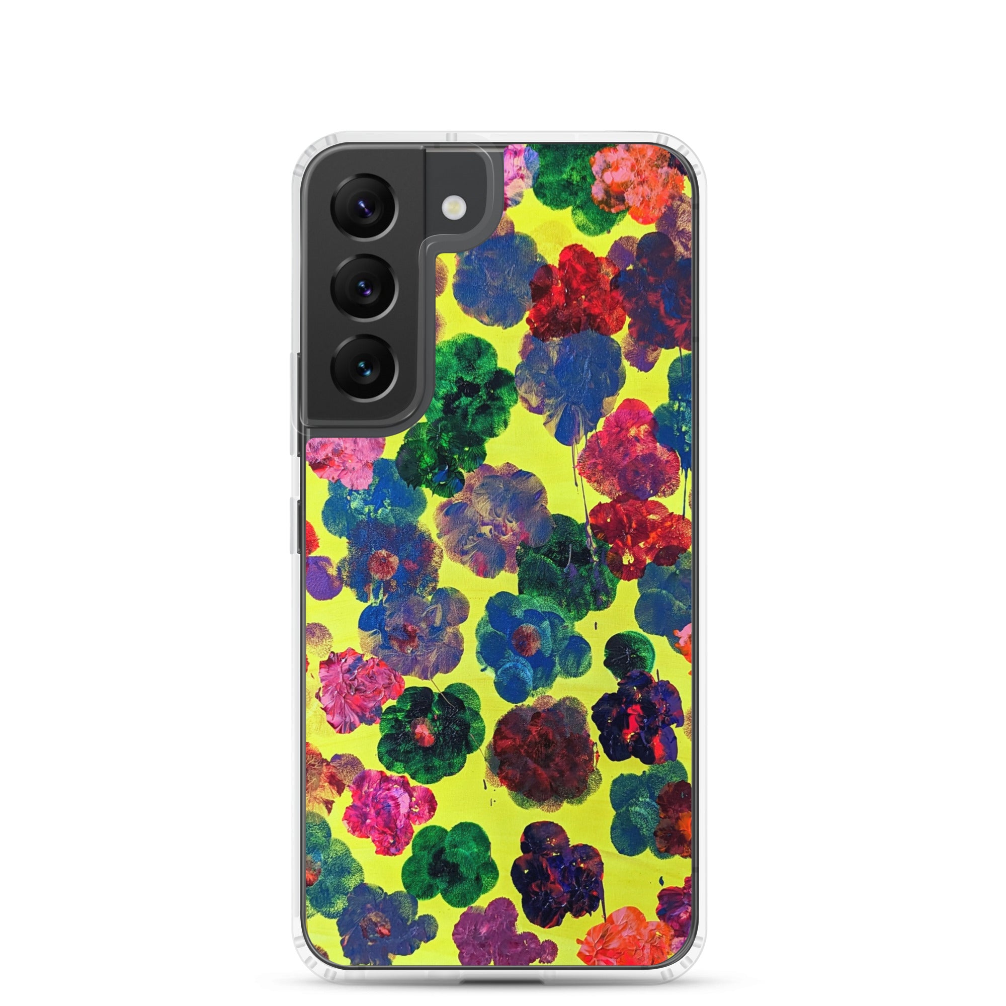 Bright & Flowery Original Painting Samsung Phone Case - Happy Floral Print, Cool Floral Print, Funky Floral Print